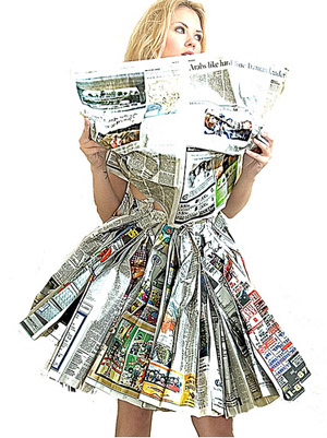Newspaper Dress
